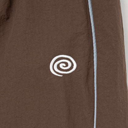 Nylon Track Pants (BROWN)