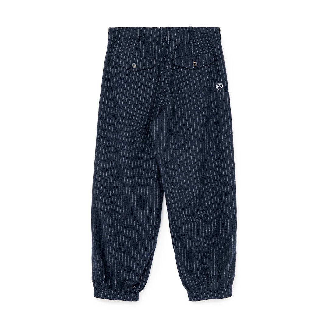Pin-Stripe Balloon Pants (NAVY)