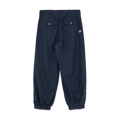 Pin-Stripe Balloon Pants (NAVY)