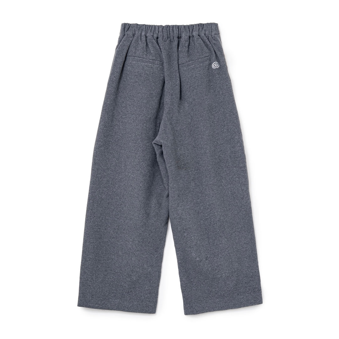 Wool-Blend Easy 2-Tuck Pants (GRAY)