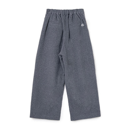Wool-Blend Easy 2-Tuck Pants (GRAY)
