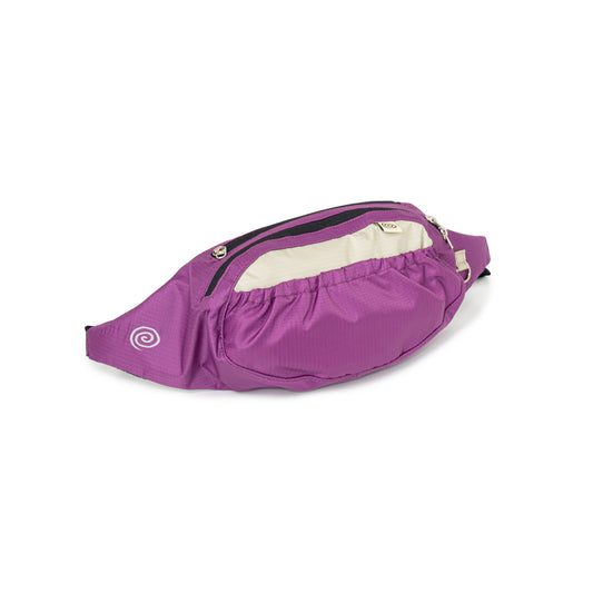 Nylon Two-tone Waist Bag (PINK)