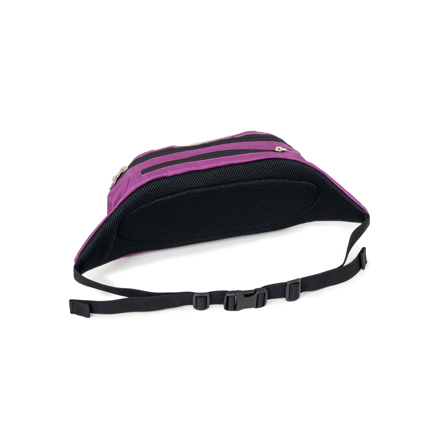 Nylon Two-tone Waist Bag (PINK)