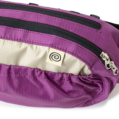 Nylon Two-tone Waist Bag (PINK)