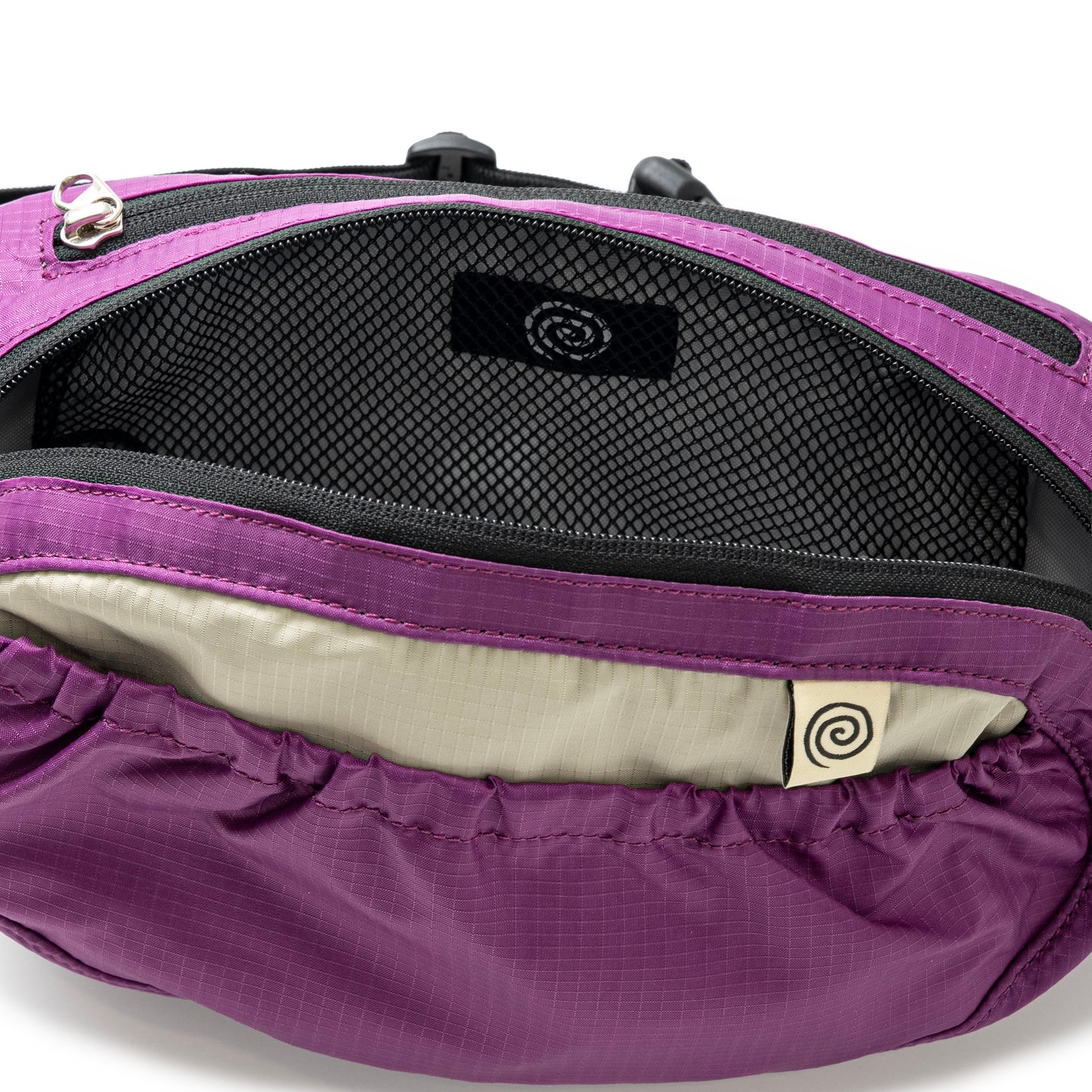 Nylon Two-tone Waist Bag (PINK)