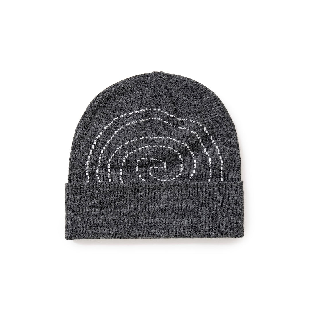 Pin GuruGuru Double Beanie (GRAY)