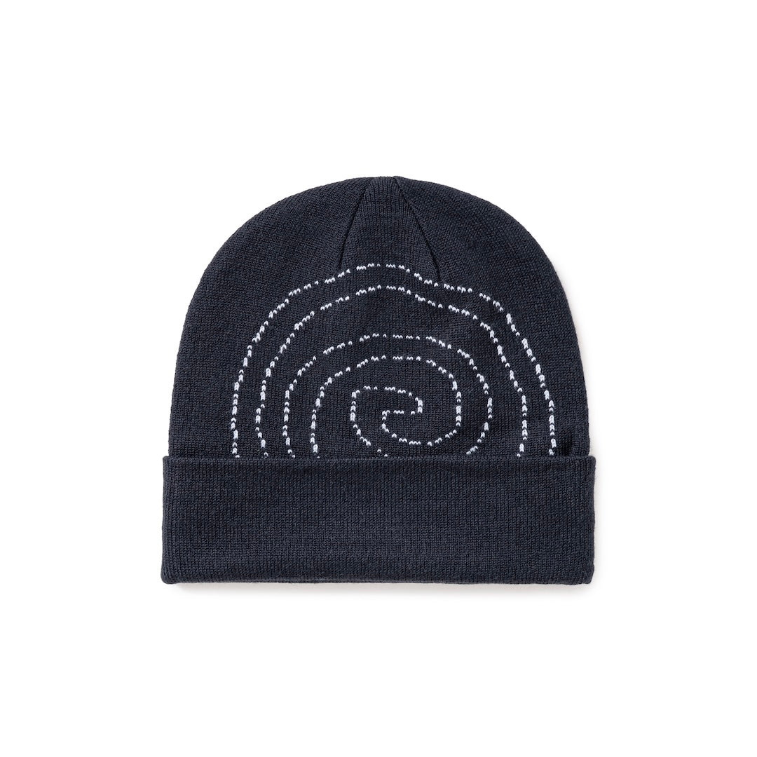 Pin GuruGuru Double Beanie (NAVY)