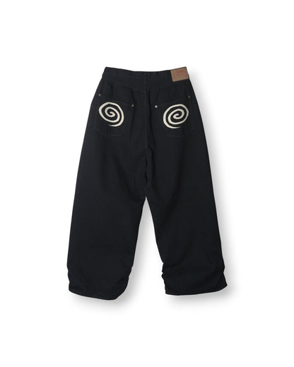 "GuruGuru" Fresh Man Denim Pants (BLACK)