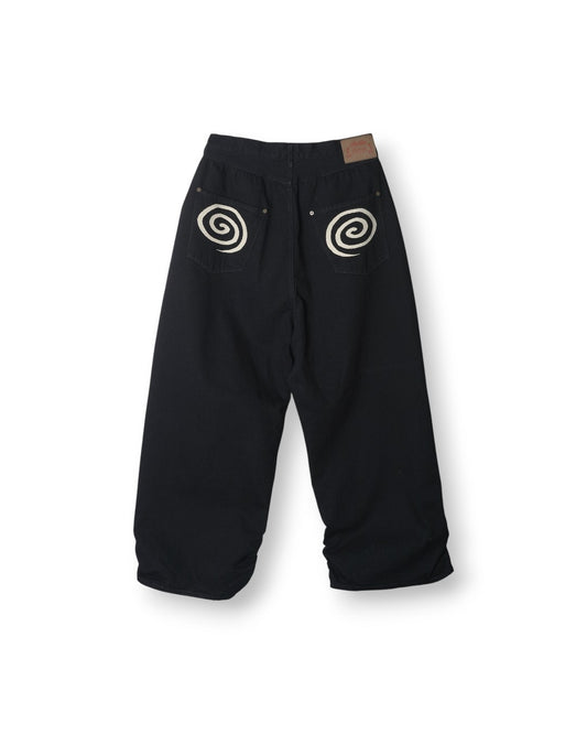 "GuruGuru" Fresh Man Denim Pants (BLACK)