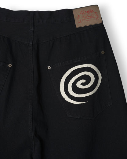 "GuruGuru" Fresh Man Denim Pants (BLACK)