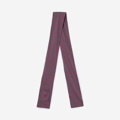 Border Scarf (GRAY&RED)