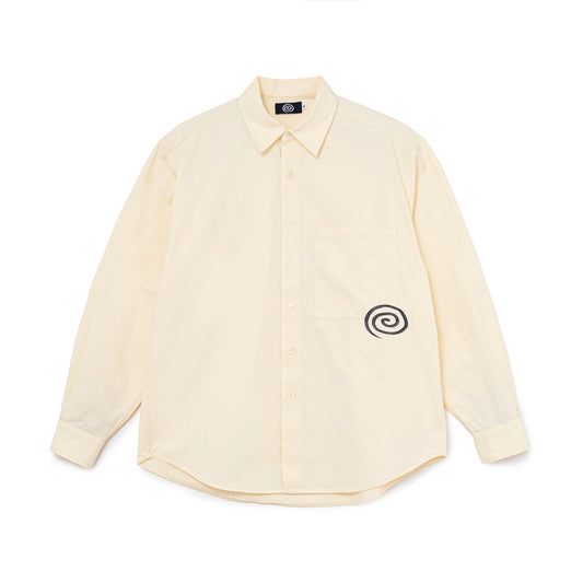 Cotton Twill Shirt (IVORY)