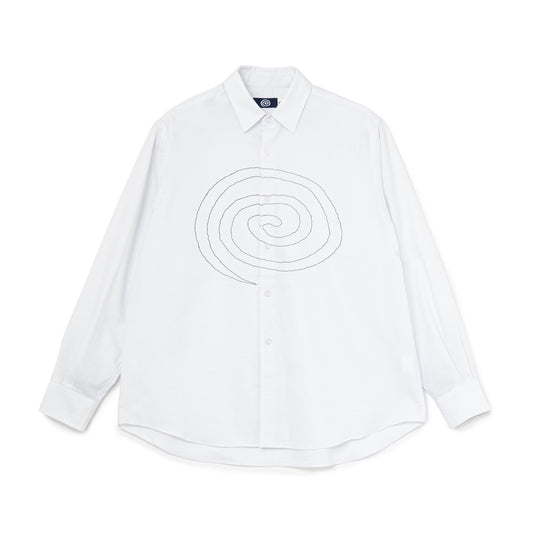 Outline L/S Shirt (WHITE)
