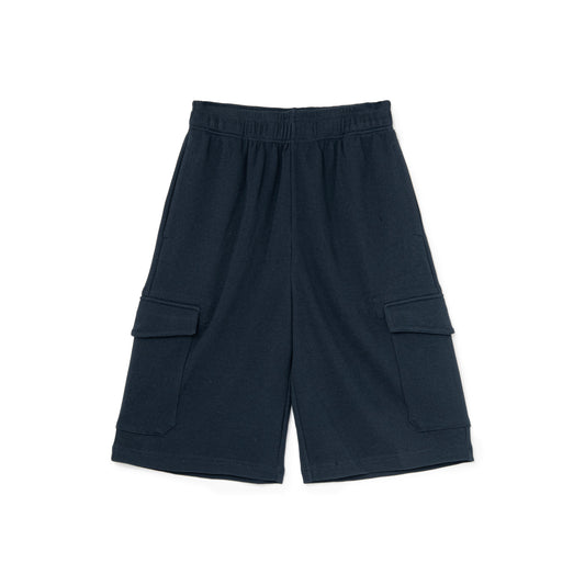 Waffle Cargo Shorts (NAVY)