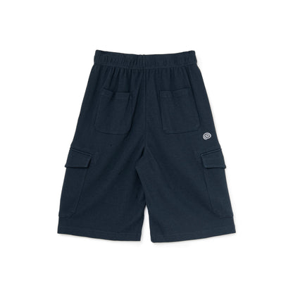 Waffle Cargo Shorts (NAVY)