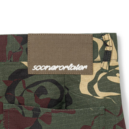 Cotton Ripstop Baggy Shorts (CAMO)