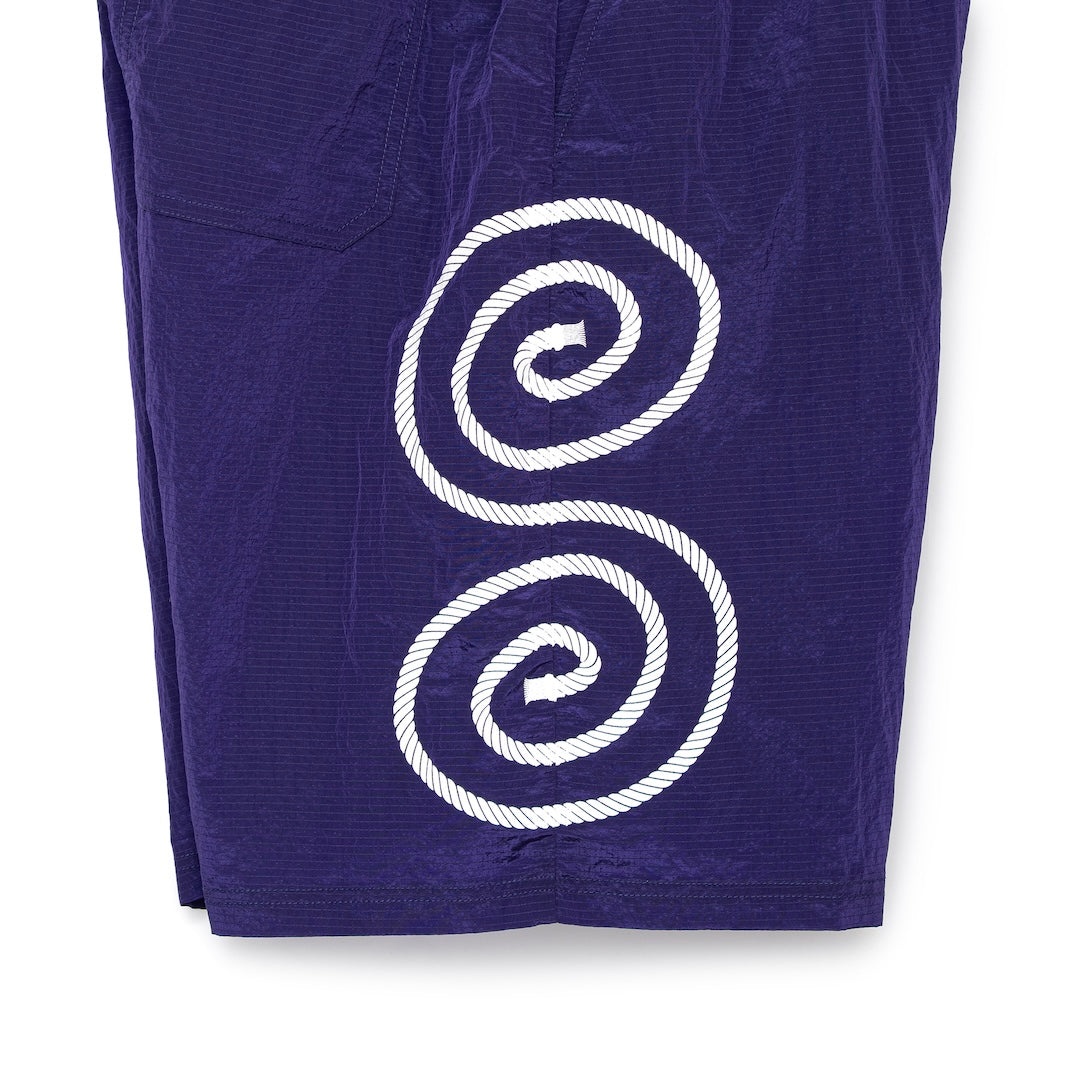 Rope Logo Swim Shorts (PURPLE)