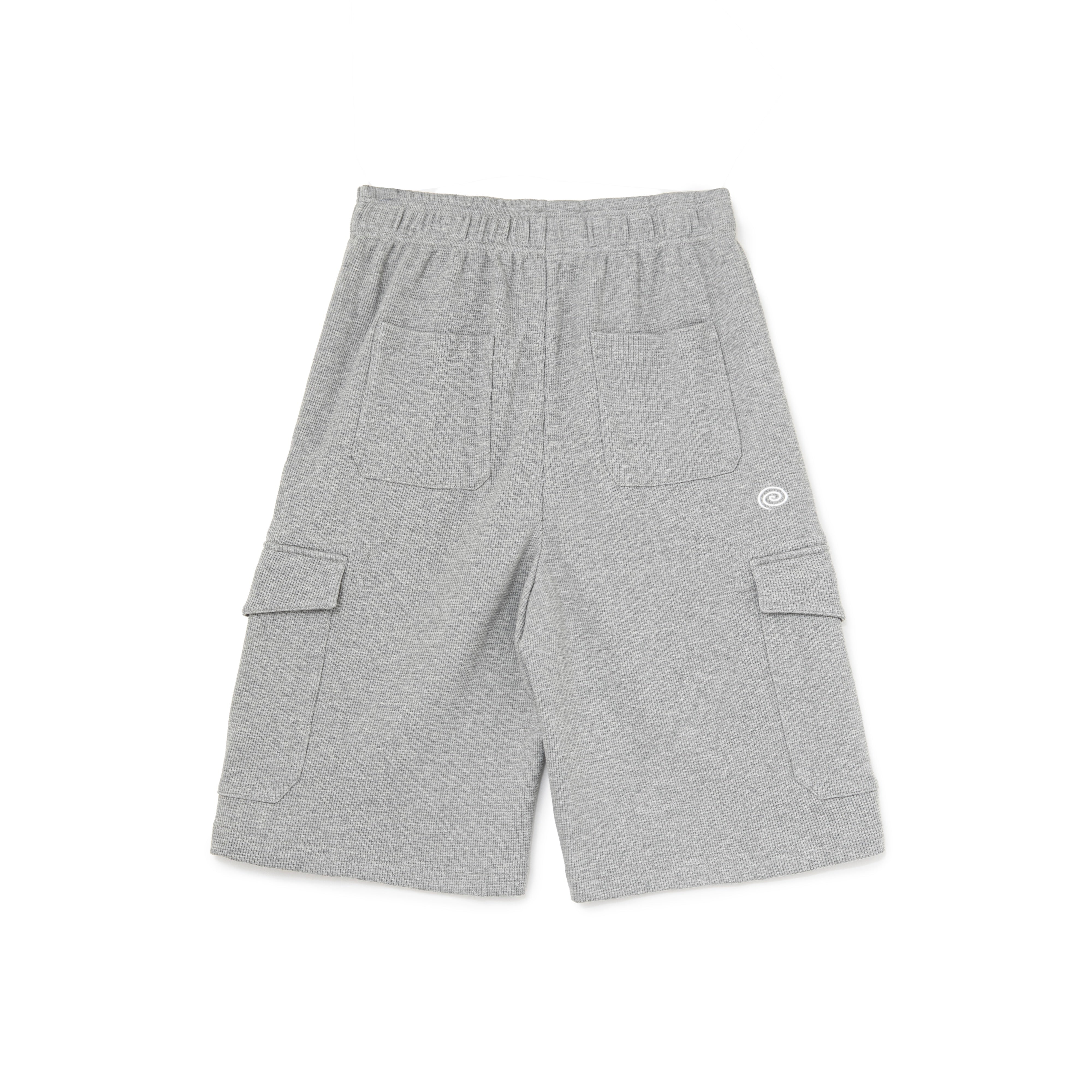 Waffle Cargo Shorts (GRAY) – SOL soonerorlater