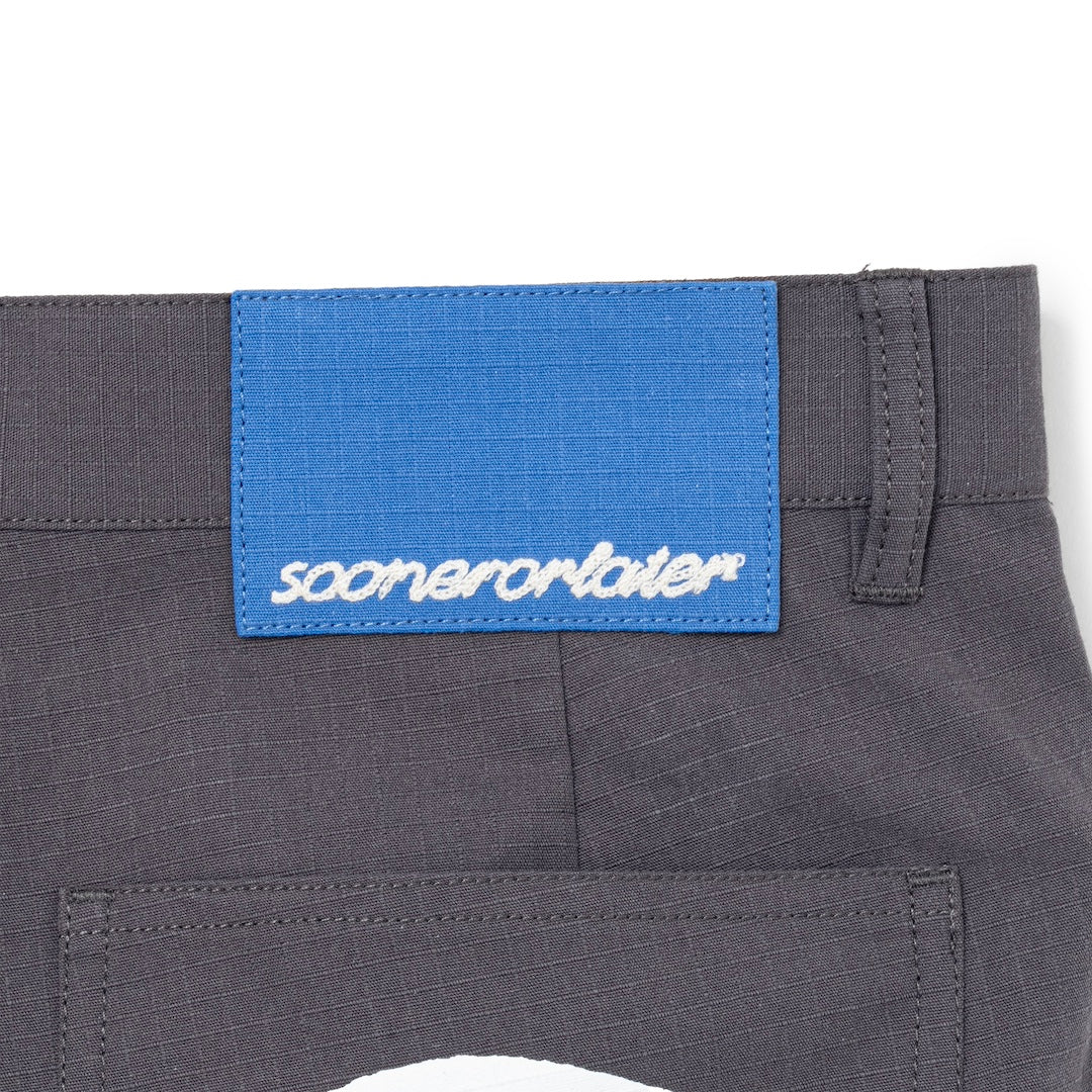 Cotton Ripstop Baggy Shorts (GRAY) – SOL soonerorlater