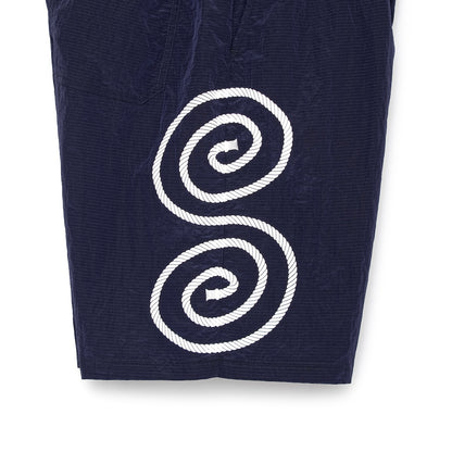 Rope Logo Swim Shorts (NAVY)
