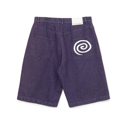 GuruGuru Denim Shorts (PURPLE)