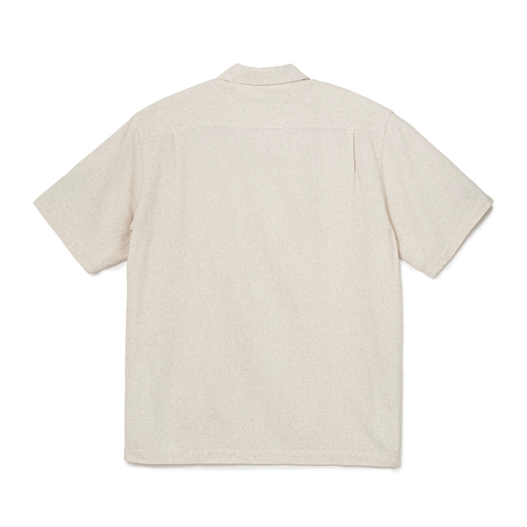 Open Collar S/S Shirt (OATMEAL)