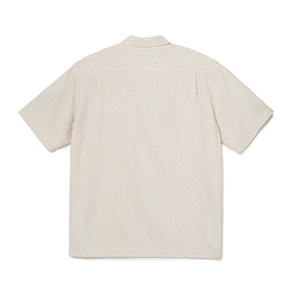 Open Collar S/S Shirt (OATMEAL)