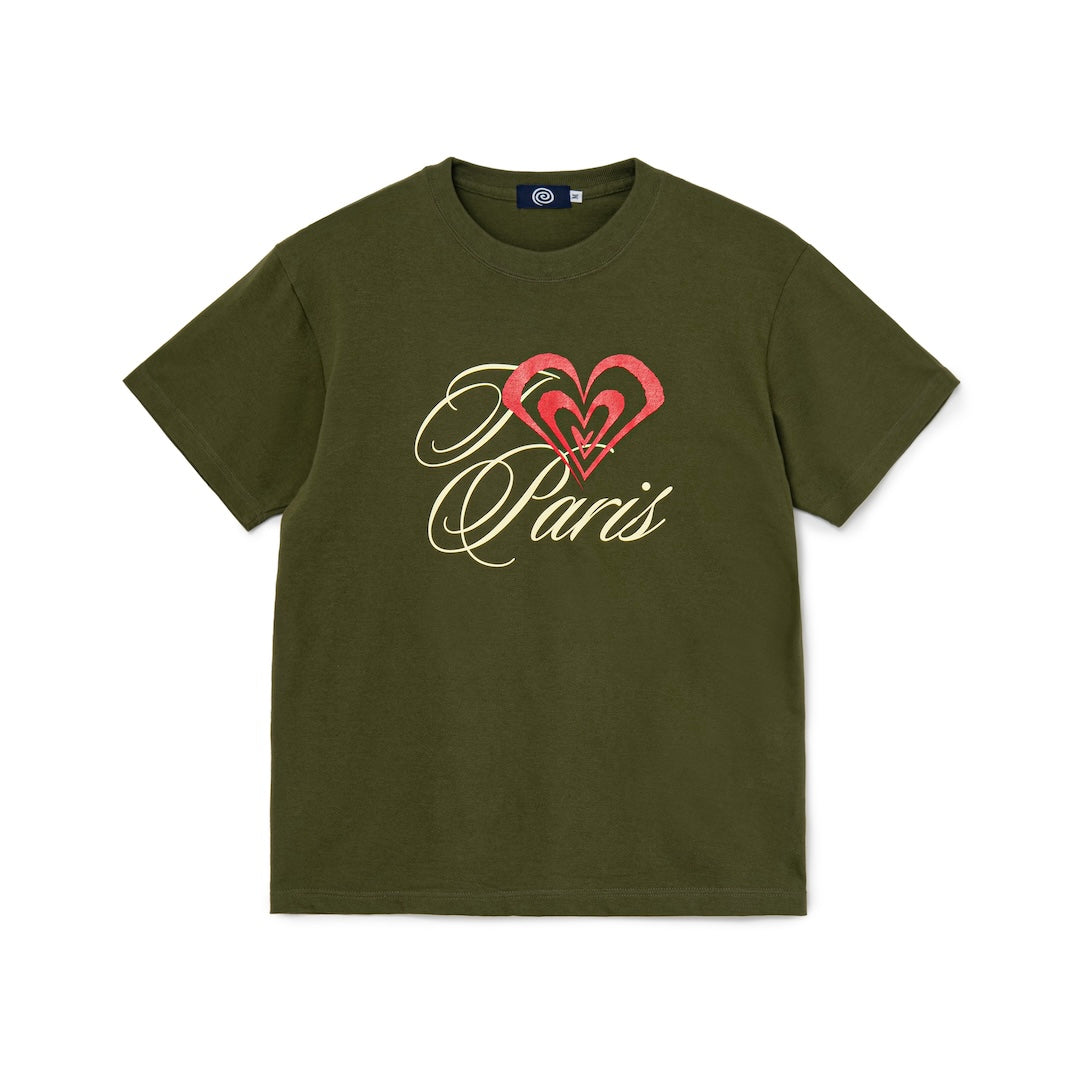I Love Paris Tee (OLIVE)