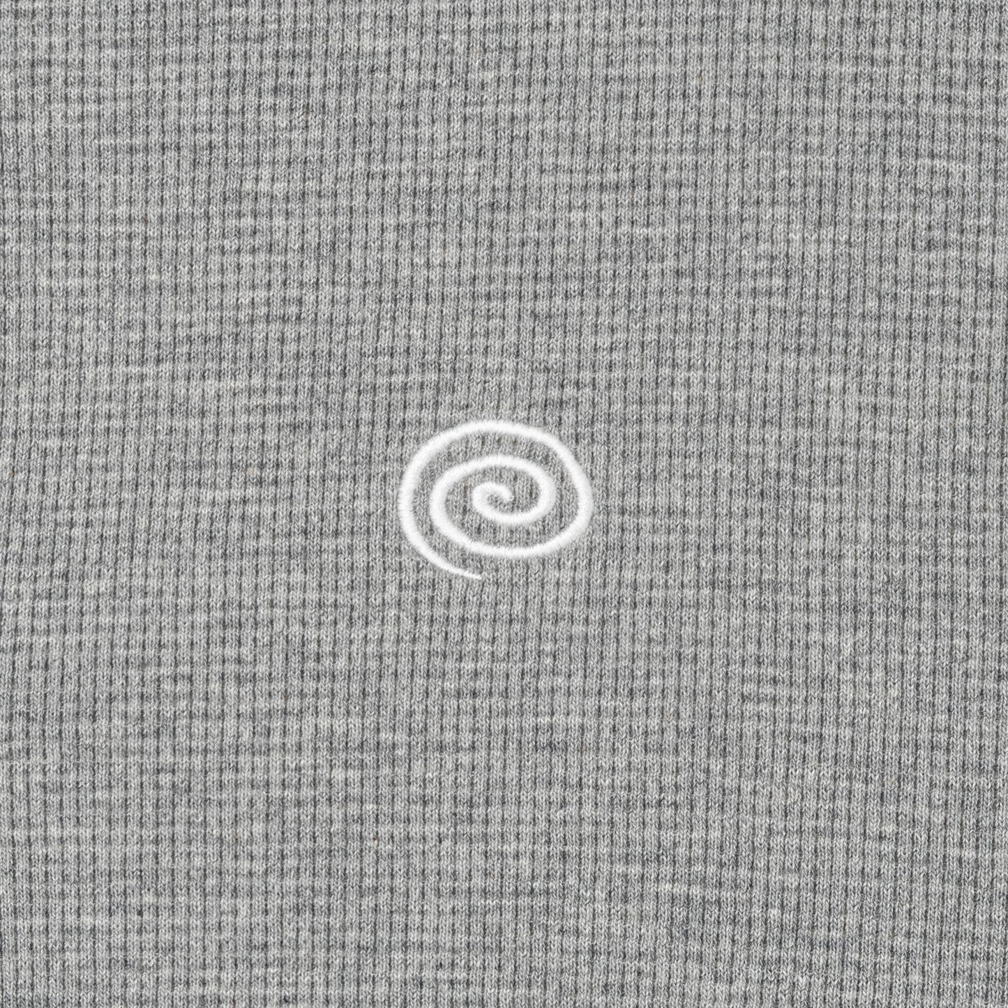 Waffle Crewneck Cardigan (GRAY)
