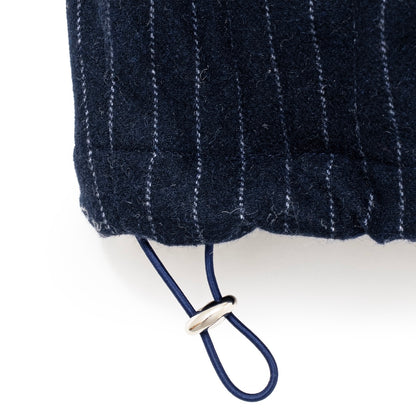 Pin-Stripe Padded Vest (NAVY)