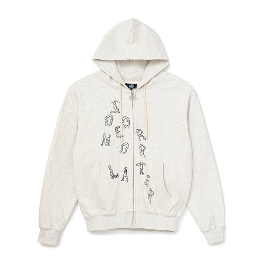 Yoga Zip Hoodie (OATMEAL)
