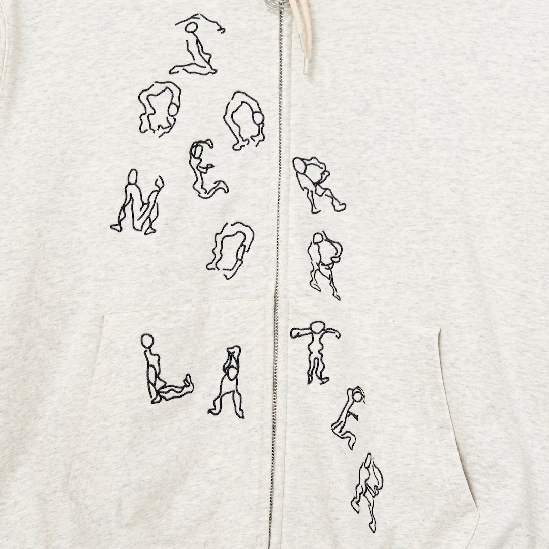 Yoga Zip Hoodie (OATMEAL)